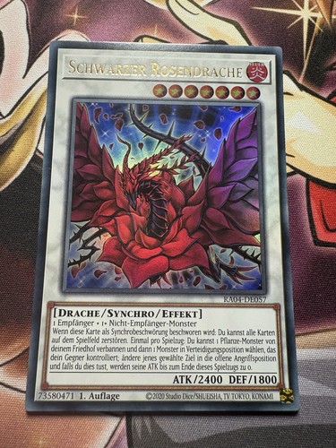 Yugioh drago rosa nera ultra - nera,