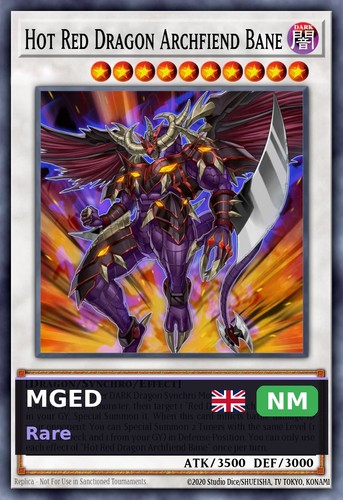 Hot red dragon archfiend bane - dragon,